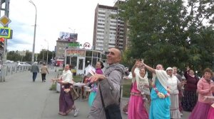 Харинама в Екатеринбурге 28.08.2021. Harinama in Yekaterinburg Ranganath das