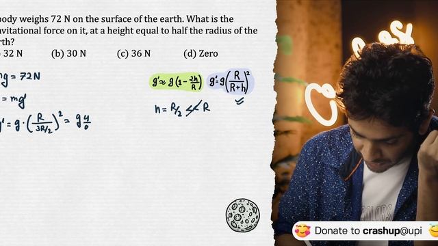 Variation of g Height & Depth with PYQs #jee #neet Vikrant Kirar смотреть онлайн