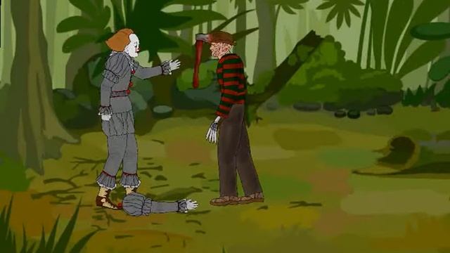 Jason vorhees vs pennywise vs Freddy krueger смотреть онлайн
