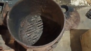Печь буржуйка. Хорошее решение под уличный казан. Продажа