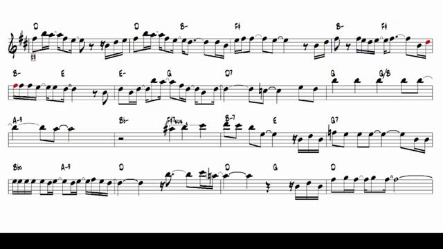 Tudo Bem Lulu Santos 1985 Alto Sax Eb Sheet music_270p_360p смотреть онлайн