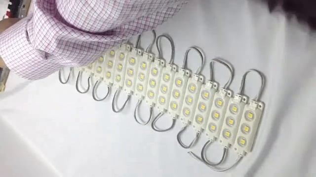 LED Modules 3leds 5050 injection LED module warm white 3000K high bright DC12V 0 72W смотреть онлайн