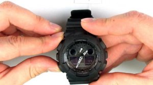 Casio GA-100-1A1 | Обзор и настройка