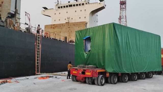 75MT MACHINES ON BREAKBULK VESSEL || TANDEM OPERATION || SEATRANS PROJECTS смотреть онлайн