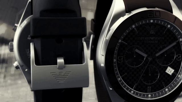 Emporio Armani - "Titanium" Watch Collection смотреть онлайн