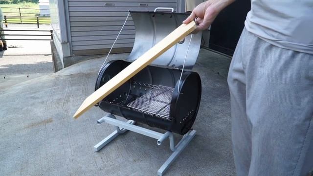 【DIY】ドラム缶でBBQグリルを作る！～実践編～（Make barbecue grill with a drum!） смотреть онлайн