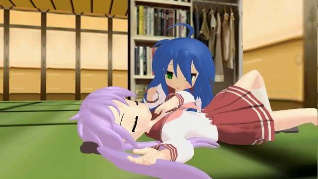 【MMD】 This isn't what you think it is 「Konata×Kagami」 смотреть онлайн