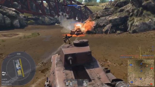 Type 97 Chi-Ha Kai 【Battotai】War Thunder SHORT VERSION смотреть онлайн