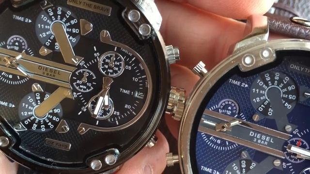 FAKE Diesel Mr. Daddy 2.0 DZ7313 vs DZ7314 next to Jaragar Automatic! смотреть онлайн