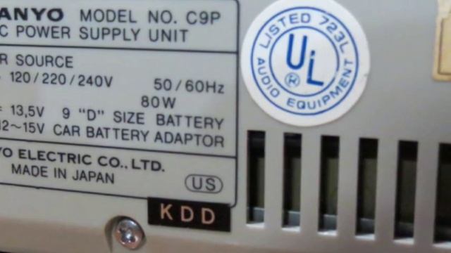 Sanyo C9 Classic Boombox Review