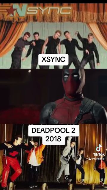 NSYNC IN THE X- MEN / DEADPOOL MOVIES THROUGH THE YEARS смотреть онлайн