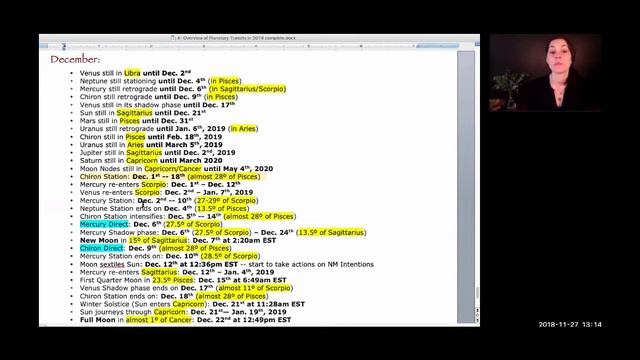 Neptune, Mercury, & Chiron Station Direct Webinar -- 20 Min. Excerpt