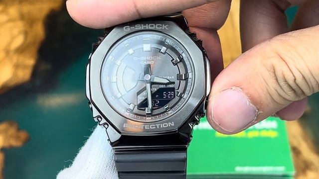 Hướng Dẫn Chỉnh đồng Hồ Casio 5663 Trên Chiếc Casio G-Shock GM-S2100B | Quang Lâm