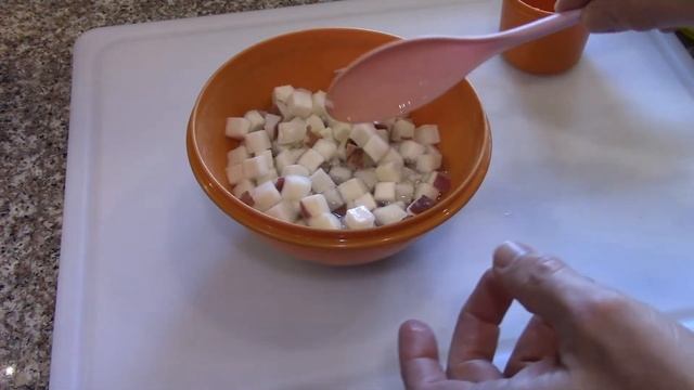 Rehydrating Freeze Dried Red Potatoes