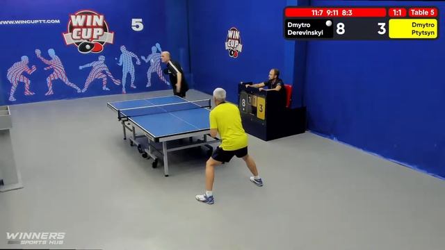 02:30  Деревинский Дмитрий 2-3 Птицын Дмитрий  стол 5  ЮГ-6  19.06.22