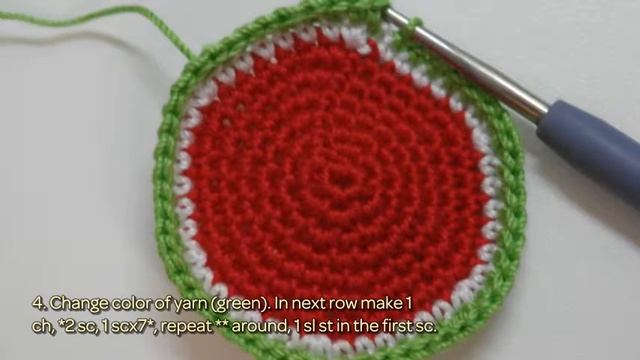 How To Make A Cute Crocheted Watermelon Charm - DIY Crafts Tutorial - Guidecentral