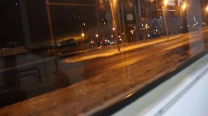Поездка на трамвае Stadler 62103  № 1333 по маршруту №1 в Казани . (23.11.2021)