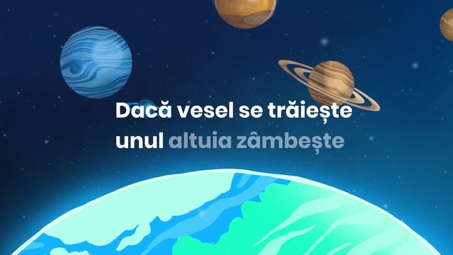 DACĂ VESEL SE TRĂIEȘTE BATE AȘA: Negativ Karaoke + Versuri 🎤 Planeta Veselă