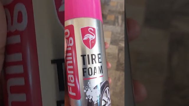 Flamingo Tyre Foam #carcareproducts смотреть онлайн
