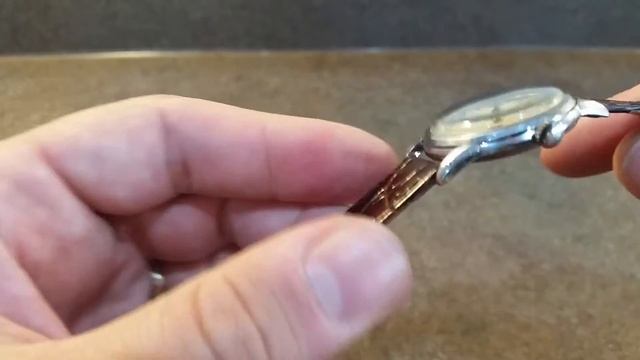 1956 Tissot manual wind vintage watch with sub seconds смотреть онлайн