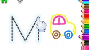 Буква М. Увлекательное обучение. Играем и учим русский алфавит. Логопедический мультик для малышей.