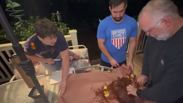 Dad's Sunday Smoked Beef Brisket