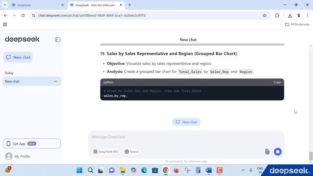 29 -Get Sales Data Analytics Report using Excel Data with DeepSeek AI смотреть онлайн