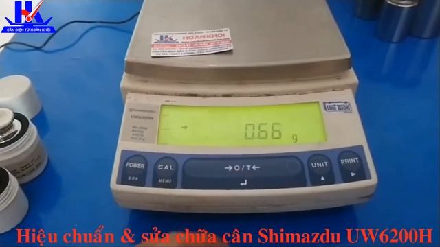 Hiệu Chuẩn Cân Điện Tử Shimadzu UW6200H 6200g ⭐️ Cân Điện Tử Hoàn Khôi