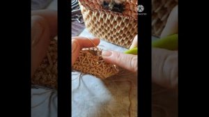 Видео урок узора _Соты _по кругу