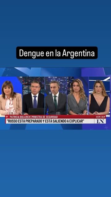Bullrich afirma que vacunarse contra el dengue no sirve. #dengue #milei смотреть онлайн