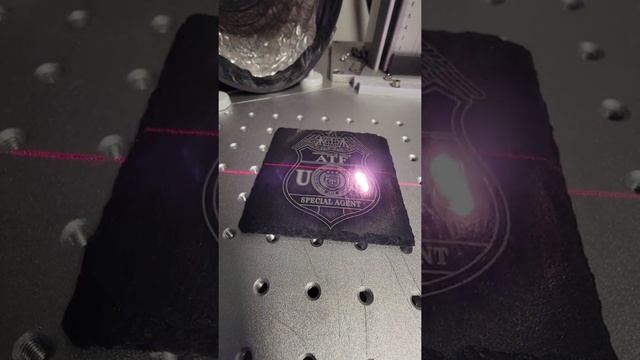 Engraving a slate ATF Coaster смотреть онлайн