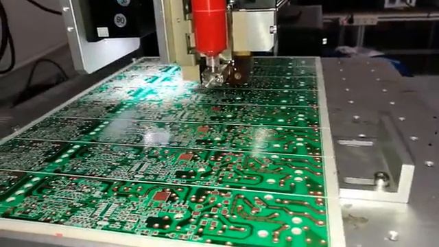 On-Line SMT PCB PCBA Red Glue Spray Machine Sparying Dispensing Robot