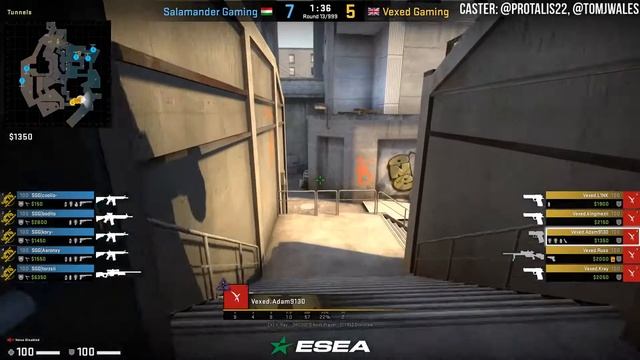 [UKCSGO] 29.03.2020 - Vexed vs Salamander @ ESEA Advanced Season 33 EU LB Semi-Final Map 2 смотреть онлайн