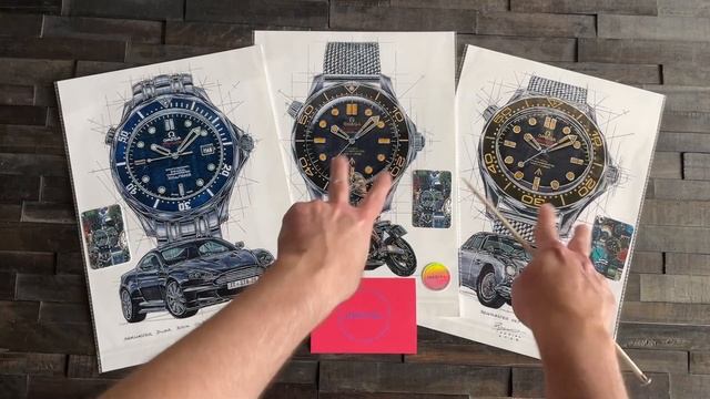 InkDial - The Art of Ben Li (watches, cars, James Bond & more) смотреть онлайн