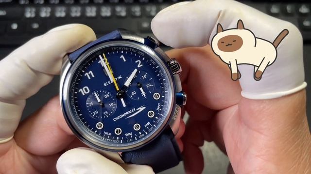 [177] 潛水大師講吓錶 - Edox Chronorally 平玩機械計時腕錶