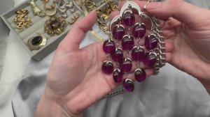 2.РАСПАКОВКА Винтажной бижутерии TRIFARI WATERFALL, Sarah Coventry, Napier и др.