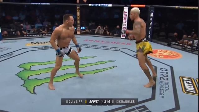 Полный бой Оливейра и Чендлера. CHARLES OLIVEIRA VS MICHAIEL CHANDLER