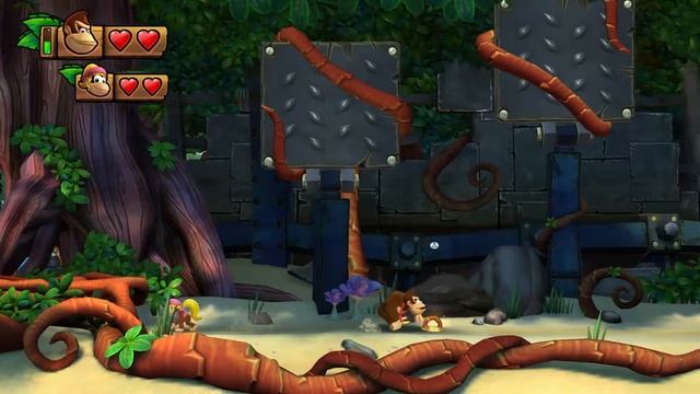 DKC Tropical Freeze - 1 - Couples Co-op