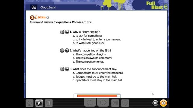 Full Blast 6 Module 3e