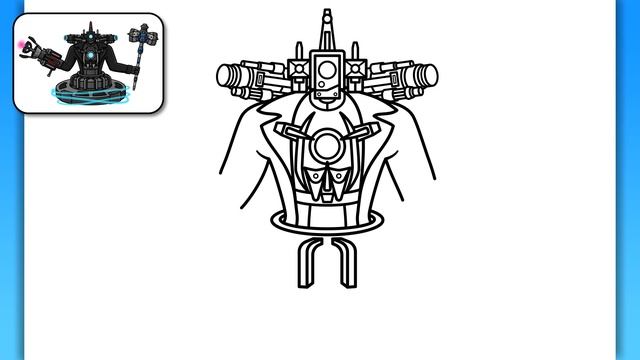 HOW TO DRAW NEW ASTRO TITAN CAMERAMAN | Skibidi Toilet Garry's Mod - Easy Step by Step Drawing смотреть онлайн