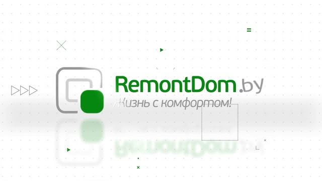 Логотип RemontDom.by белый фон смотреть онлайн