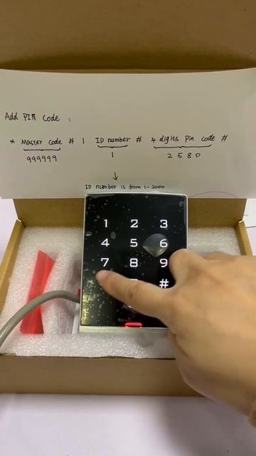 Touch display standalone access controller T9EM Personal Pincode.. смотреть онлайн