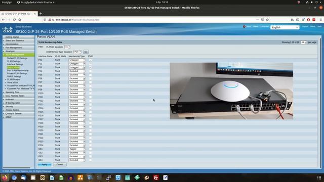 #Cisco #Switch Jak dodać vlana do switch cisco sf300-24P смотреть онлайн