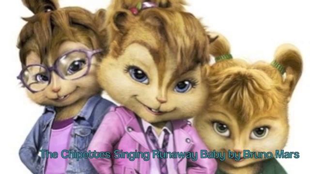 The Chipettes Singing Runaway Baby By Bruno Mars смотреть онлайн