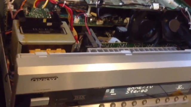 Onkyo TX-SR706 with 3 cooling fan installed смотреть онлайн