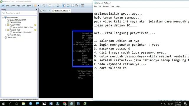 Cara Merubah password Login di Debian 10 смотреть онлайн