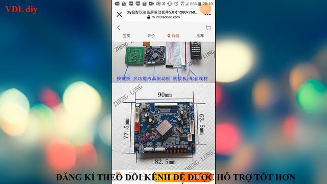 LCD Full HD 5.5 Inch Linh Kiện Tự Chế Máy Chiếu Tốt Nhất