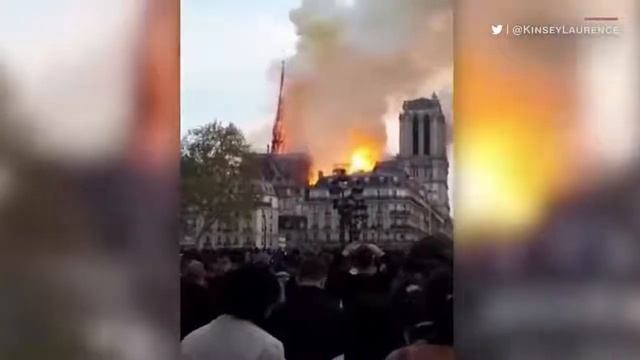 Notre Dame Cathedral burning hellfire music video смотреть онлайн