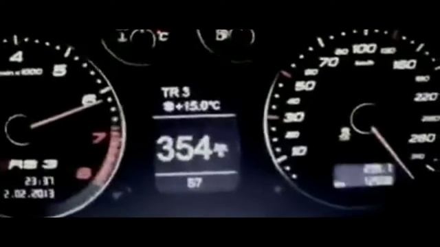 Audi RS3 - 365 km/h смотреть онлайн