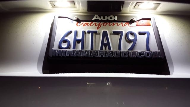 Audi mtec led license plate lights смотреть онлайн